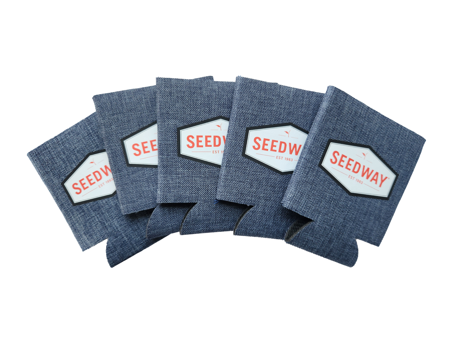 Heather Blue Koozie Seedway